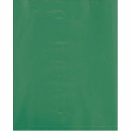 OFFICESPACE 8 x 10 in. 2 Mil Green Flat Poly Bags, 1000PK OF2819678